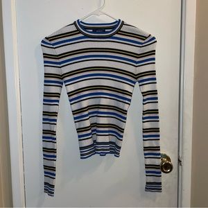 Forever 21 Striped Long Sleeve Top